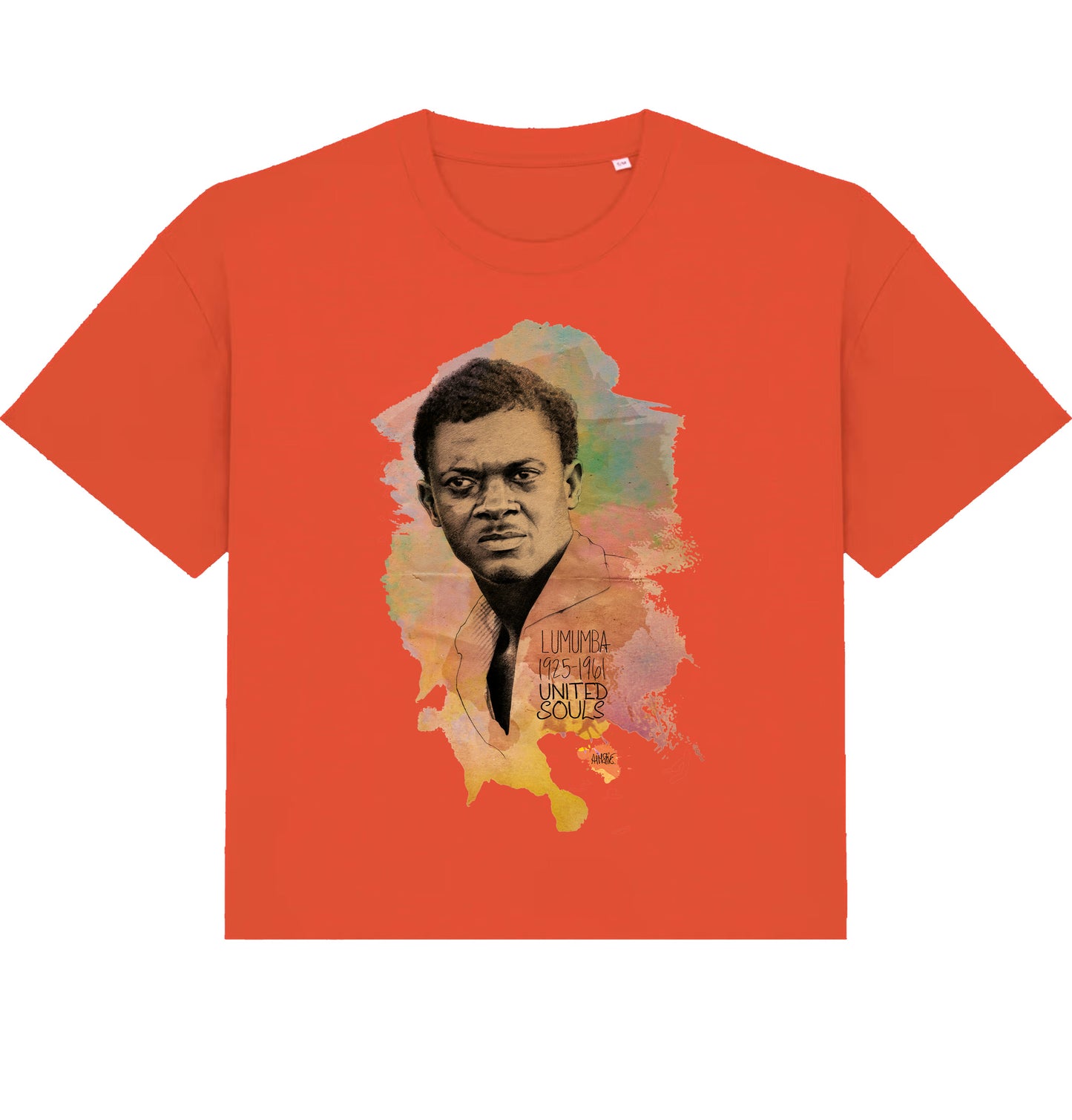 Lumumba Color I Women's oversized T-shirt