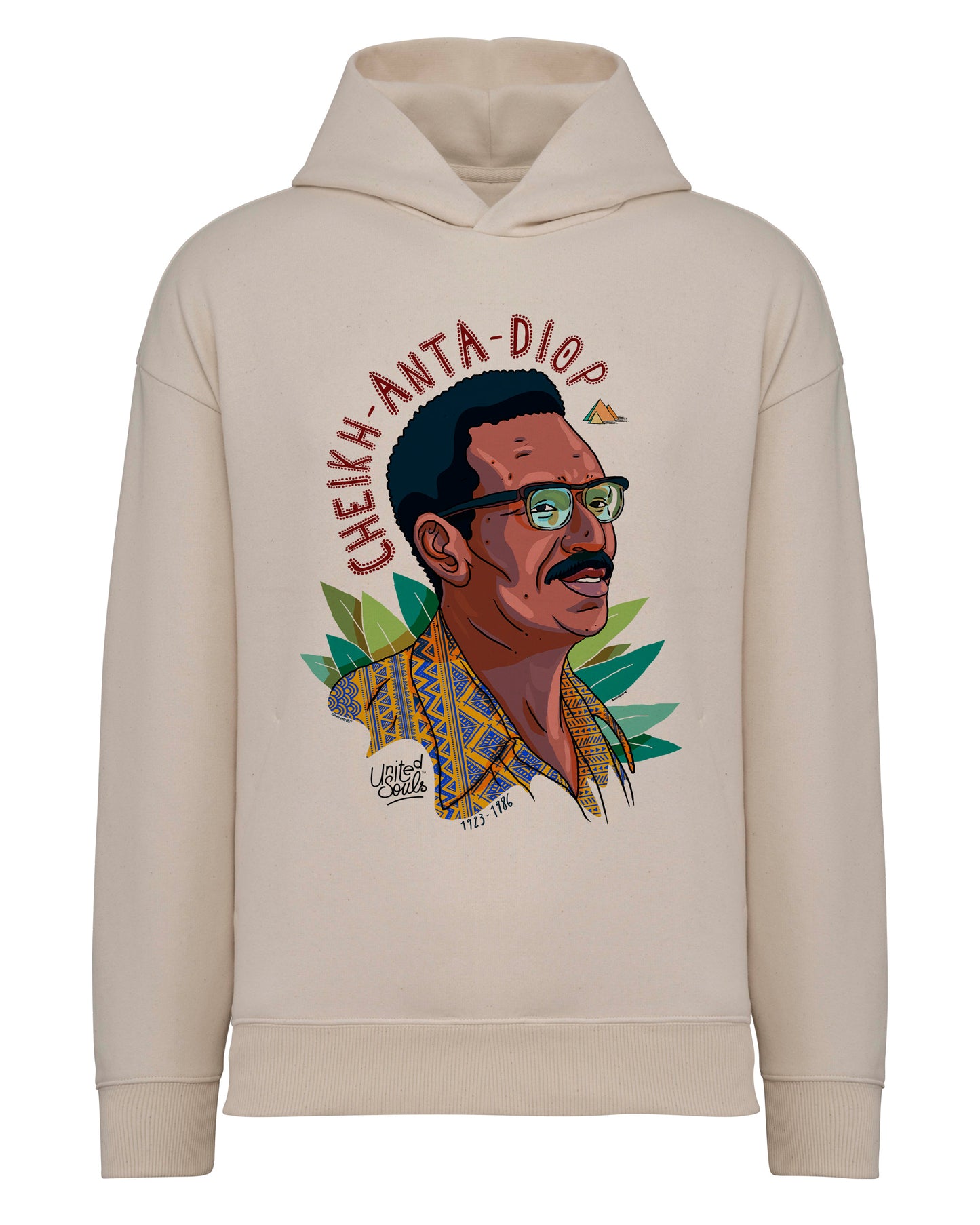Cheikh Anta Diop I Der Unisex-Kapuzenpullover in Übergröße