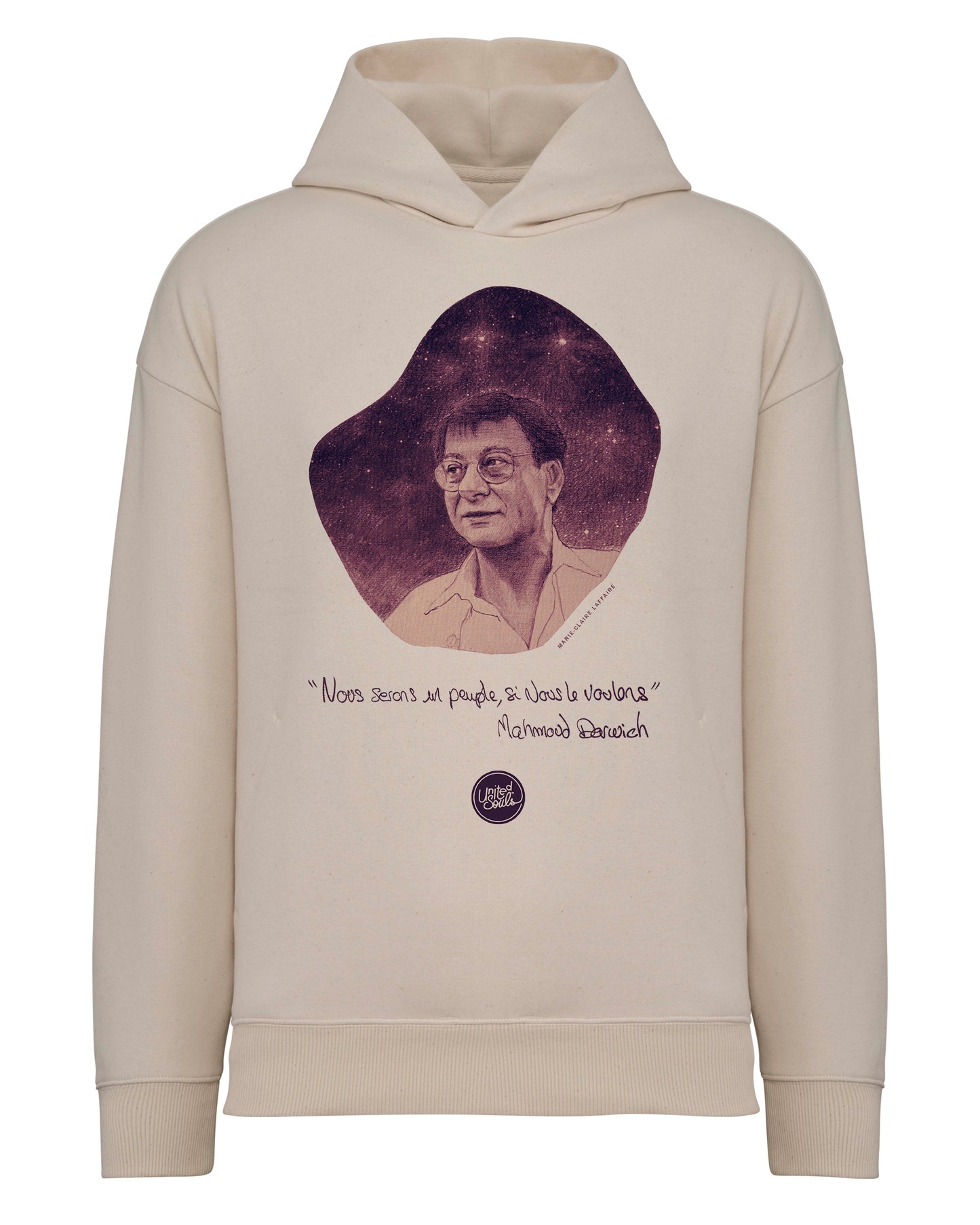 Mahmoud Darwish I Der Unisex Oversized Hoodie