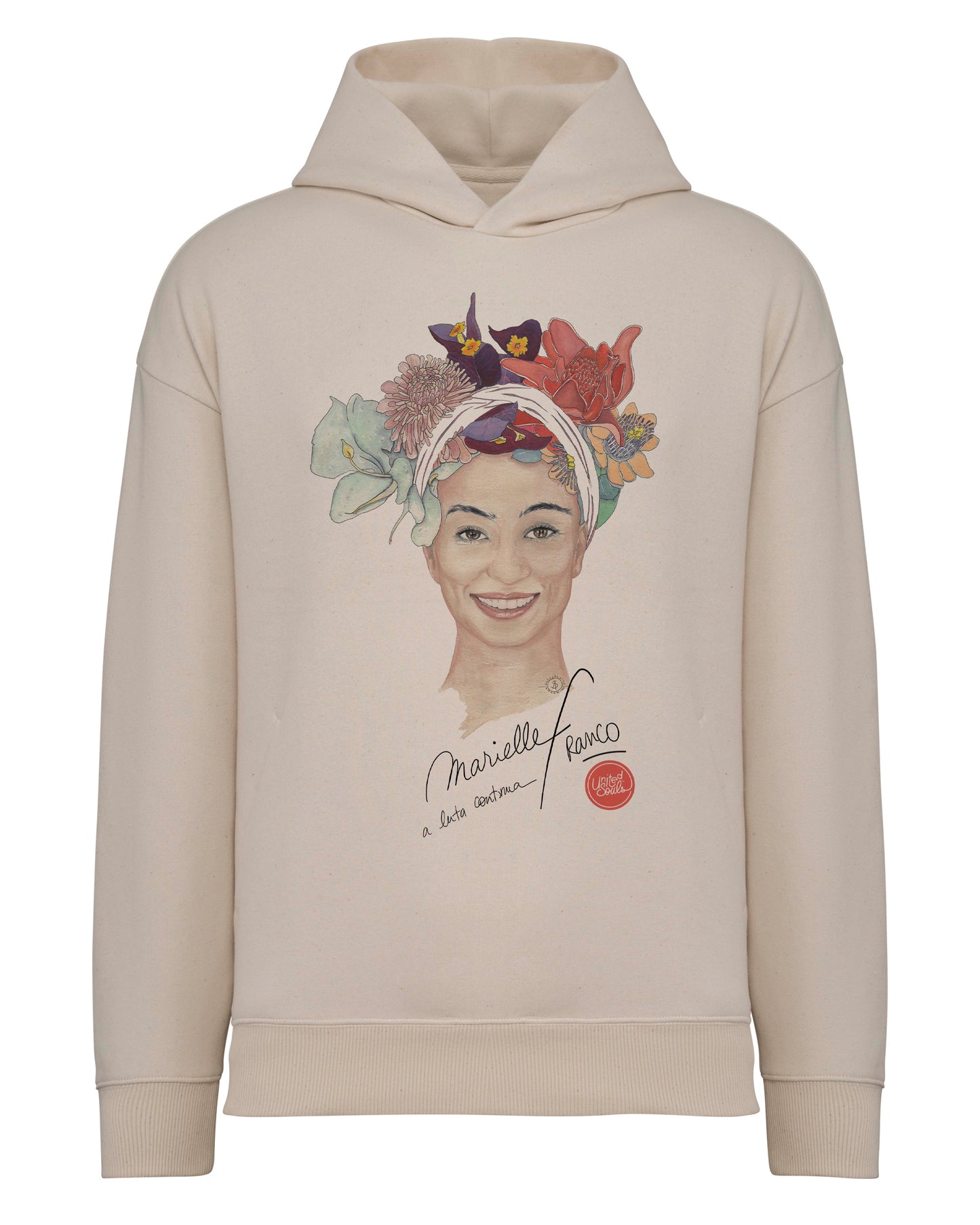 Marielle Franco I Der Unisex-Kapuzenpullover in Übergröße