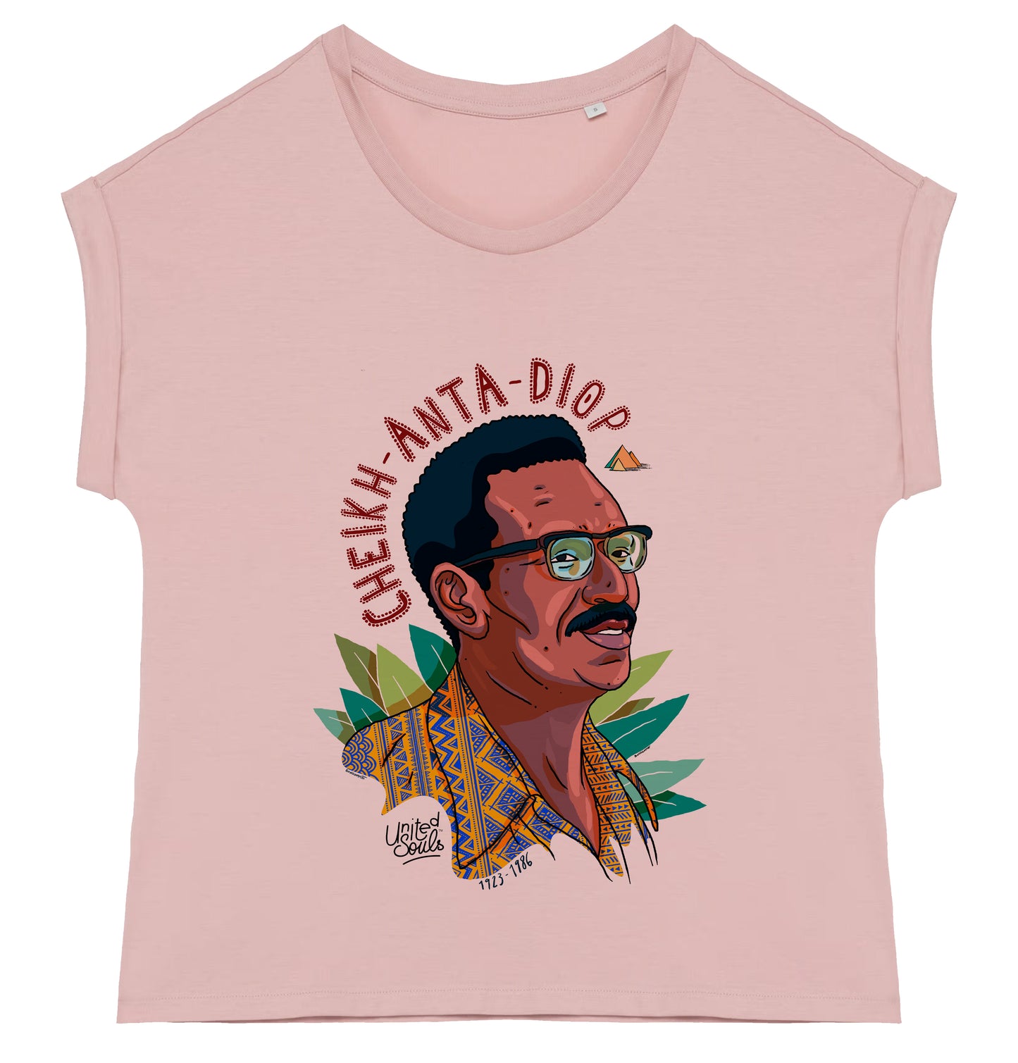 Cheikh Anta Diop I Damen-T-Shirt mit Manschettenärmeln
