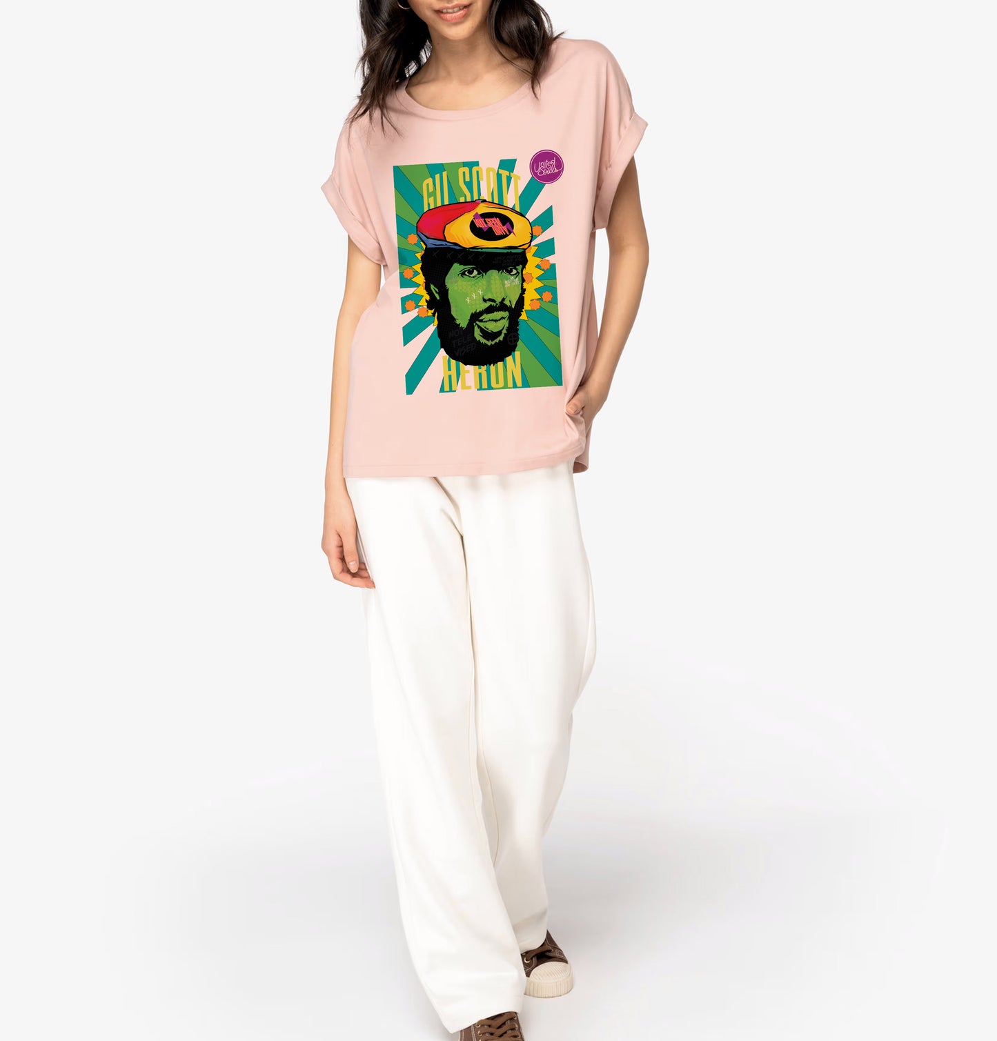 Gil Scott Heron I Damen T-Shirt mit Manschettenärmeln