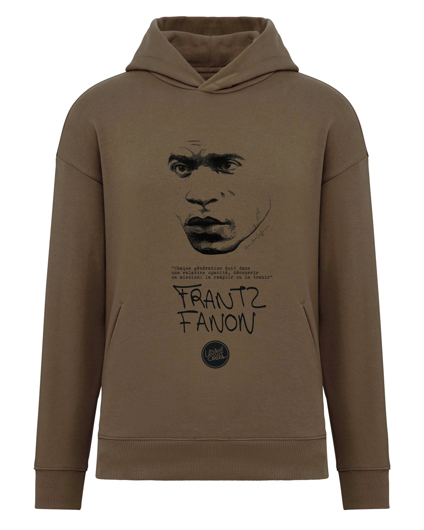 Frantz Fanon I Der Unisex-Oversize-Hoodie