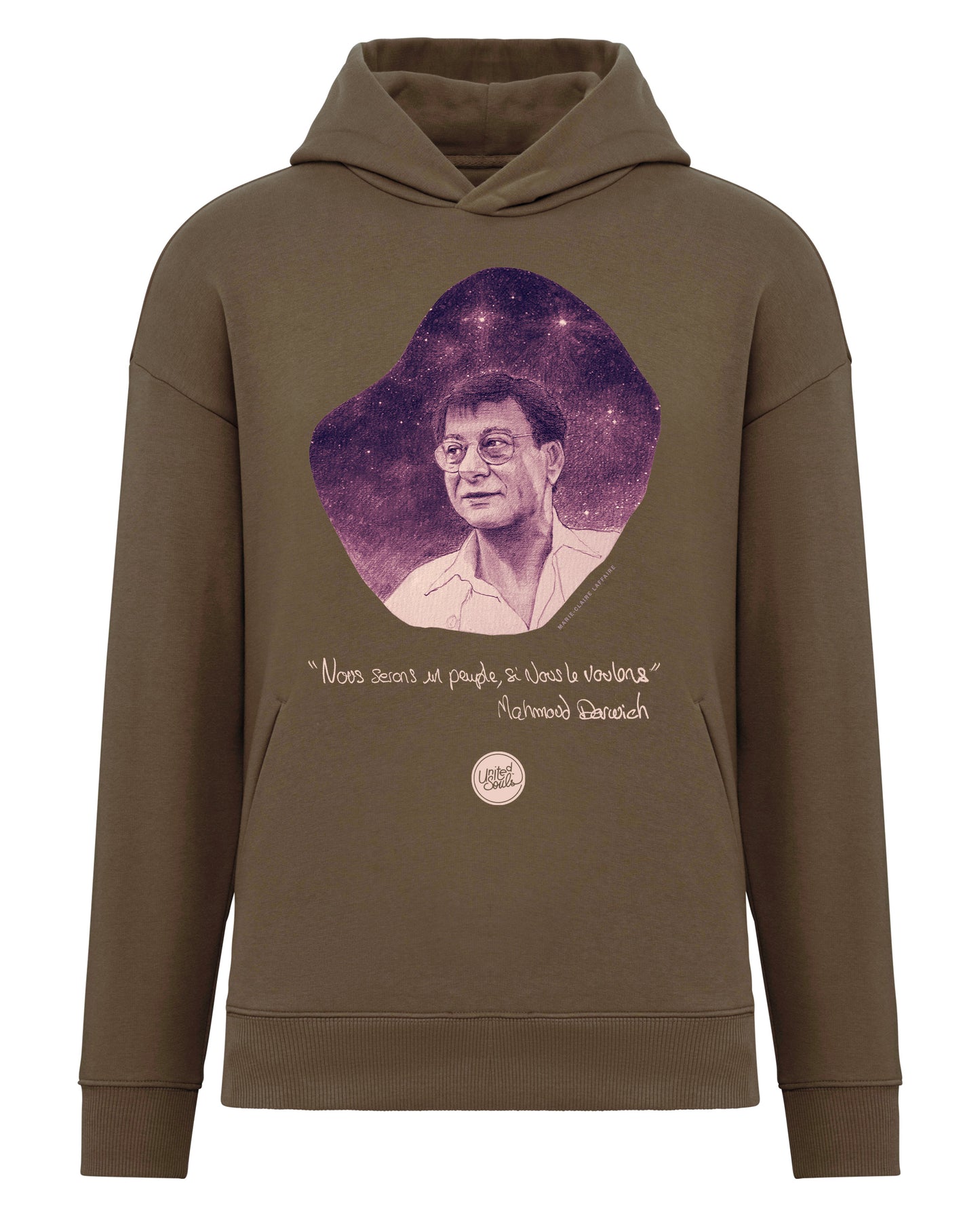 Mahmoud Darwish I Der Unisex Oversized Hoodie