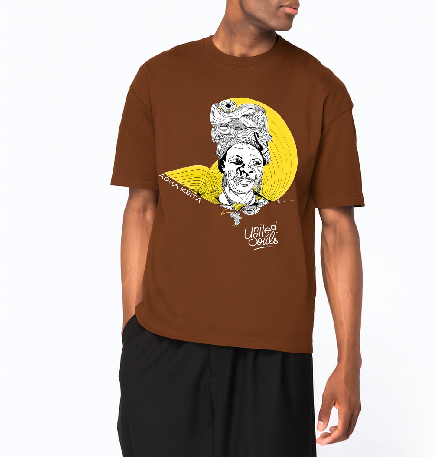 Aoua Keïta I Men's Oversized T-shirt