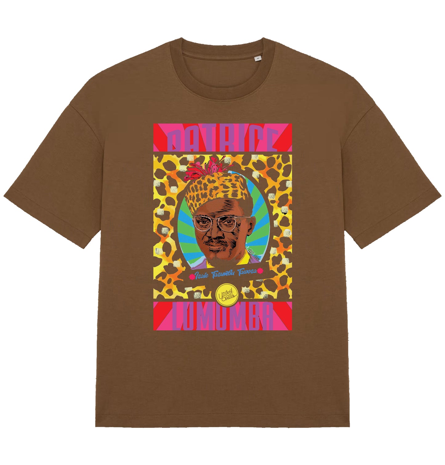 Lumumba Pop Art I Le T-shirt oversize Homme