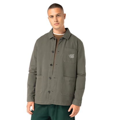 Malcolm X | Veste worker délavée en coton bio