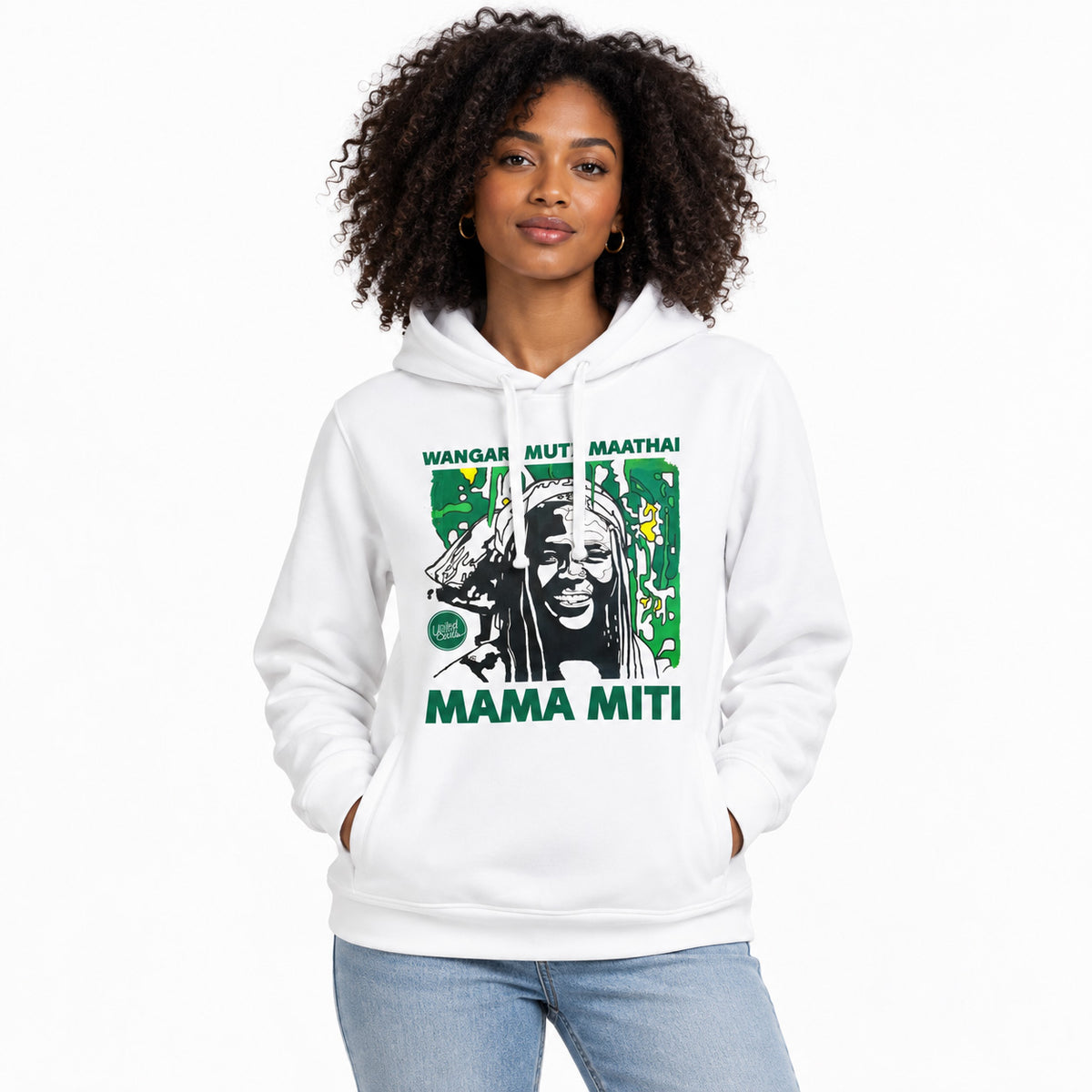 Wangari Muta Maathai | Sweat à capuche écologique unisexe