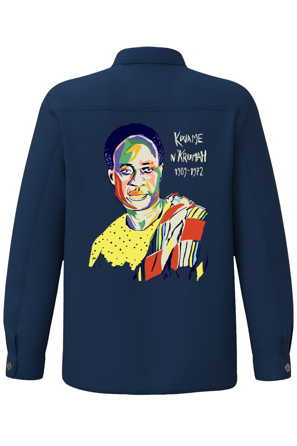 Kwame Nkrumah I La veste worker délavée