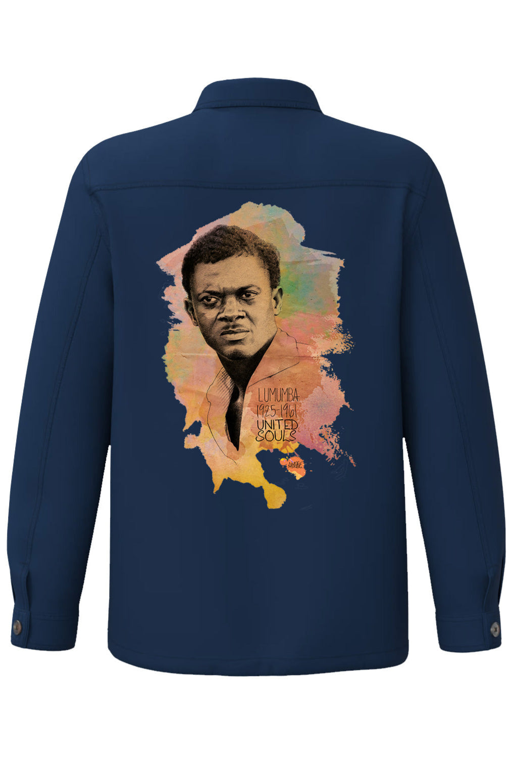 Patrice Lumumba I The faded worker jacket