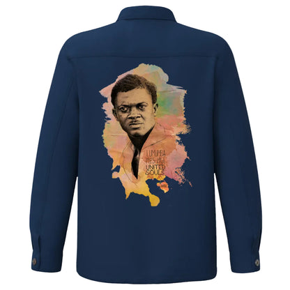 Patrice Lumumba I La veste worker délavée United Souls - Des visages, une lutte, un héritage à porter !