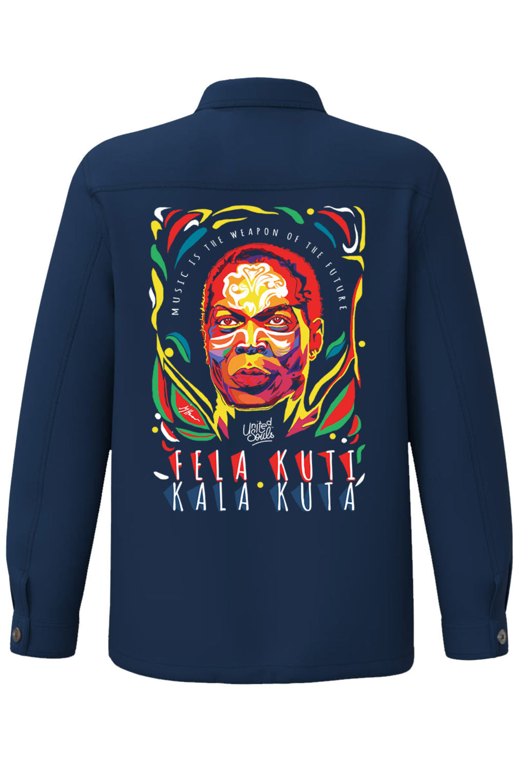 Fela Kuti I The faded worker jacket
