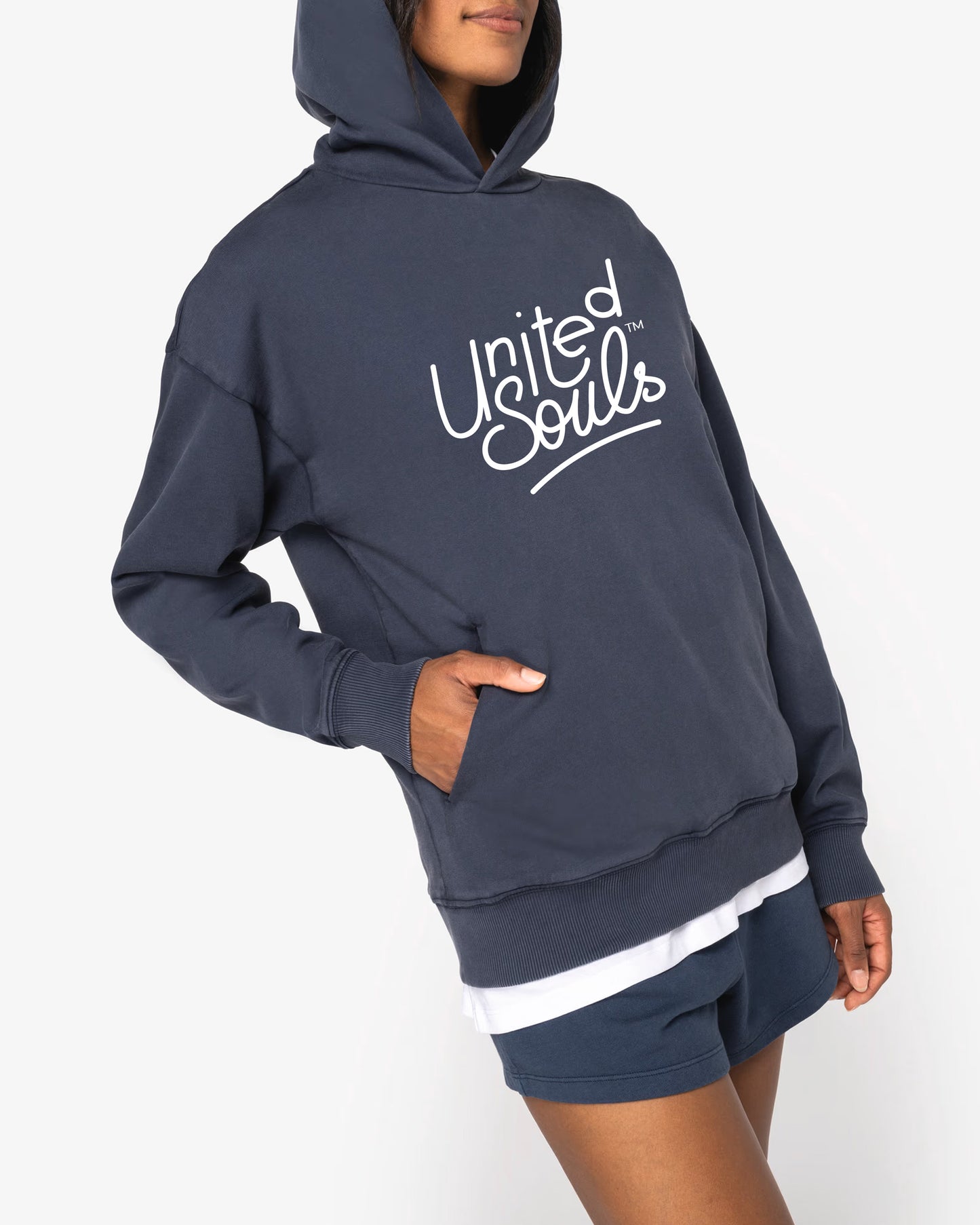 United Souls | Der Unisex-Oversized-Hoodie im Used-Look