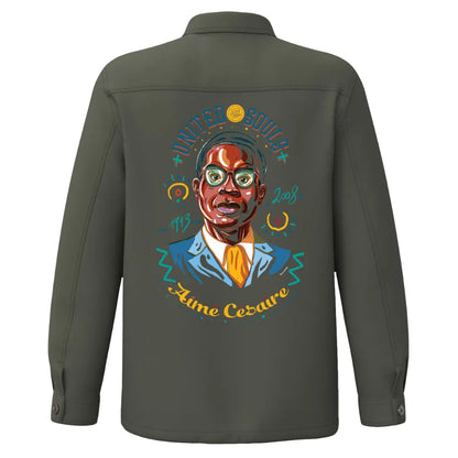 Aimé Césaire I La veste worker délavée United Souls - Des visages, une lutte, un héritage à porter !