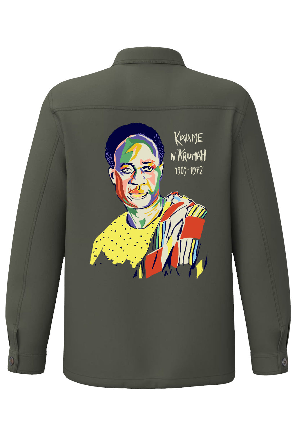 Kwame Nkrumah I La veste worker délavée