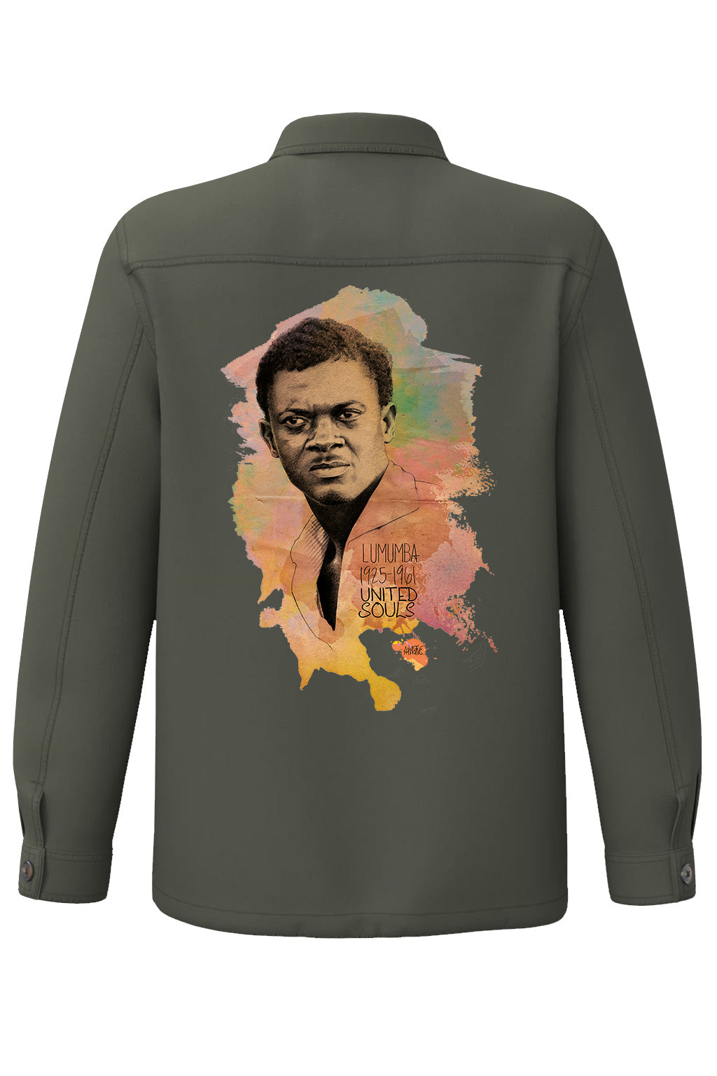 Patrice Lumumba I The faded worker jacket