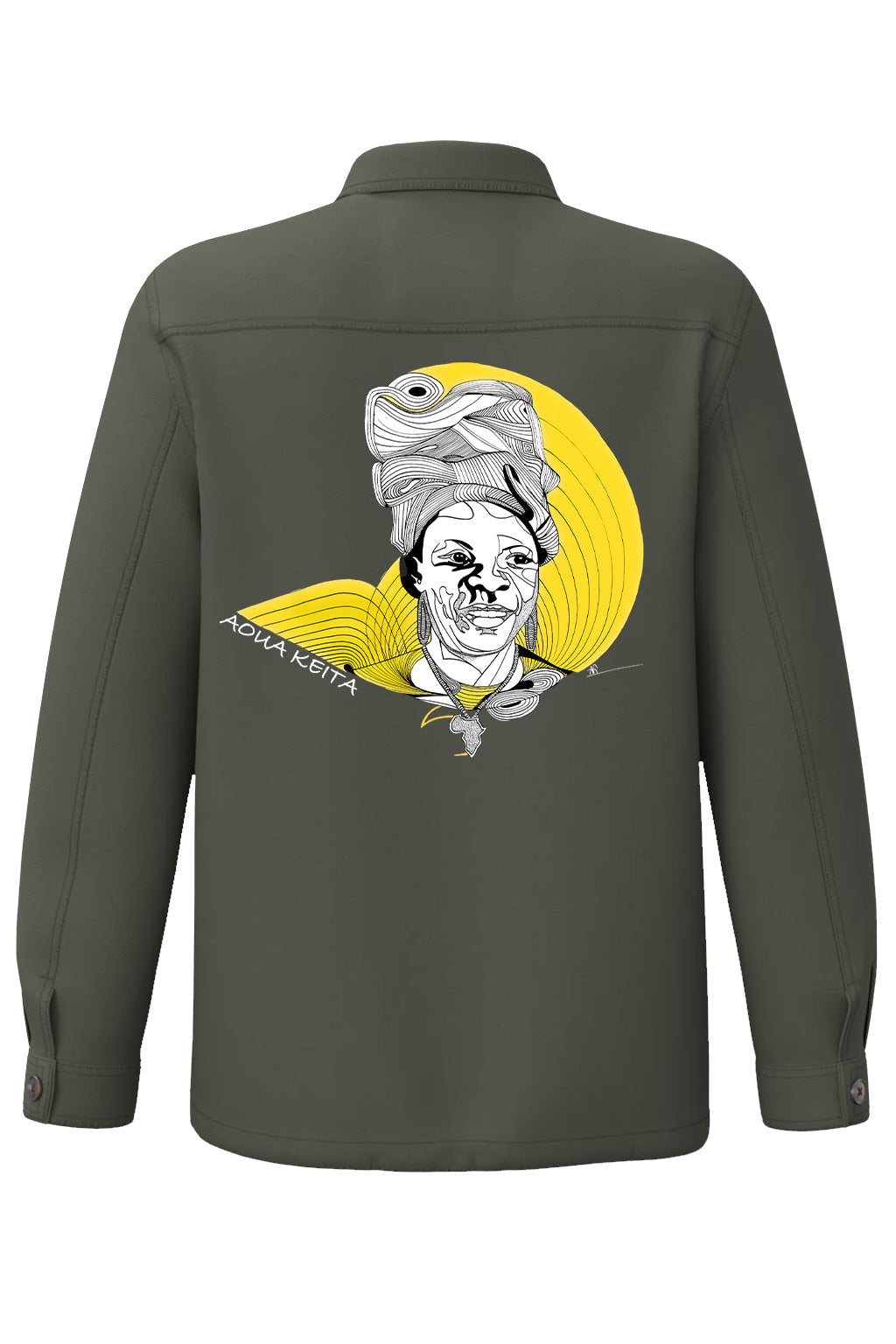 Aoua Keïta I La veste worker délavée