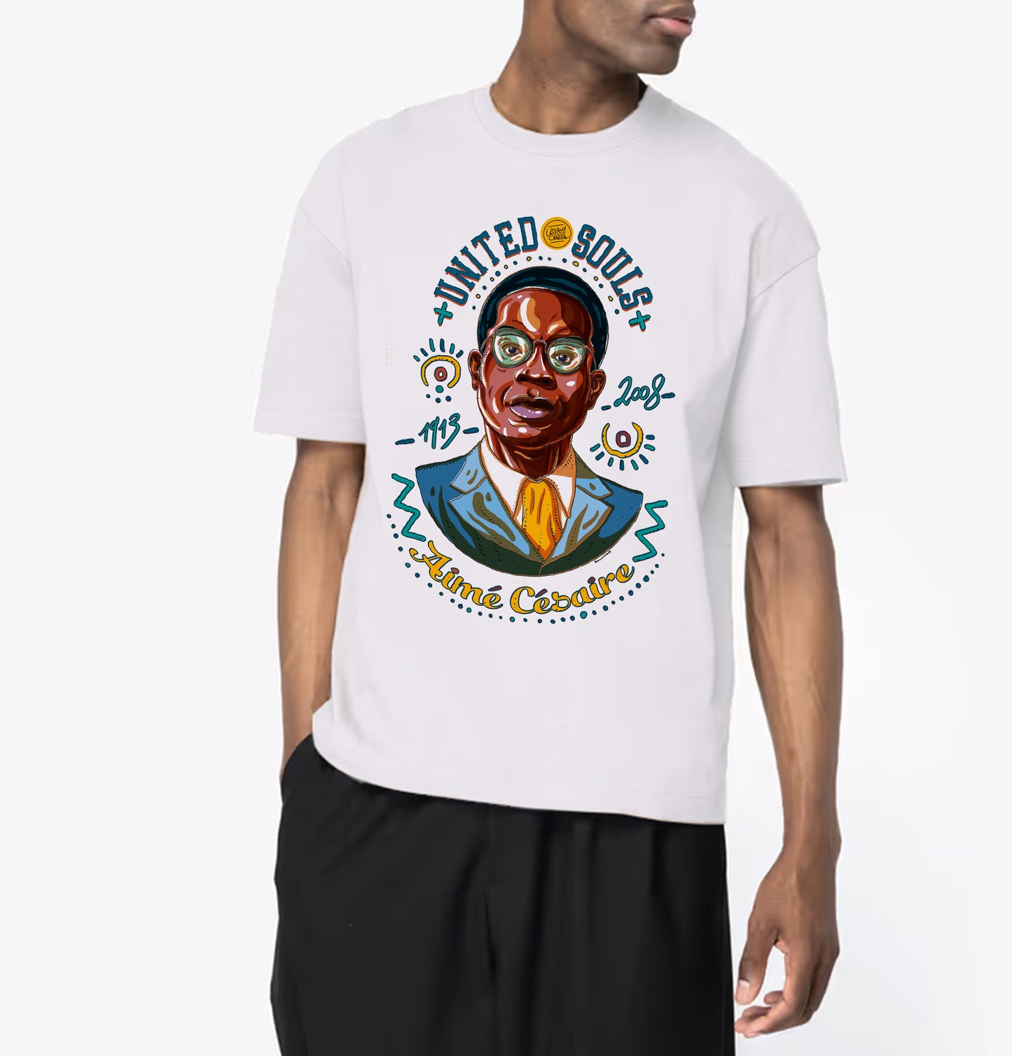 Aimé Césaire I The Men's Oversized T-shirt