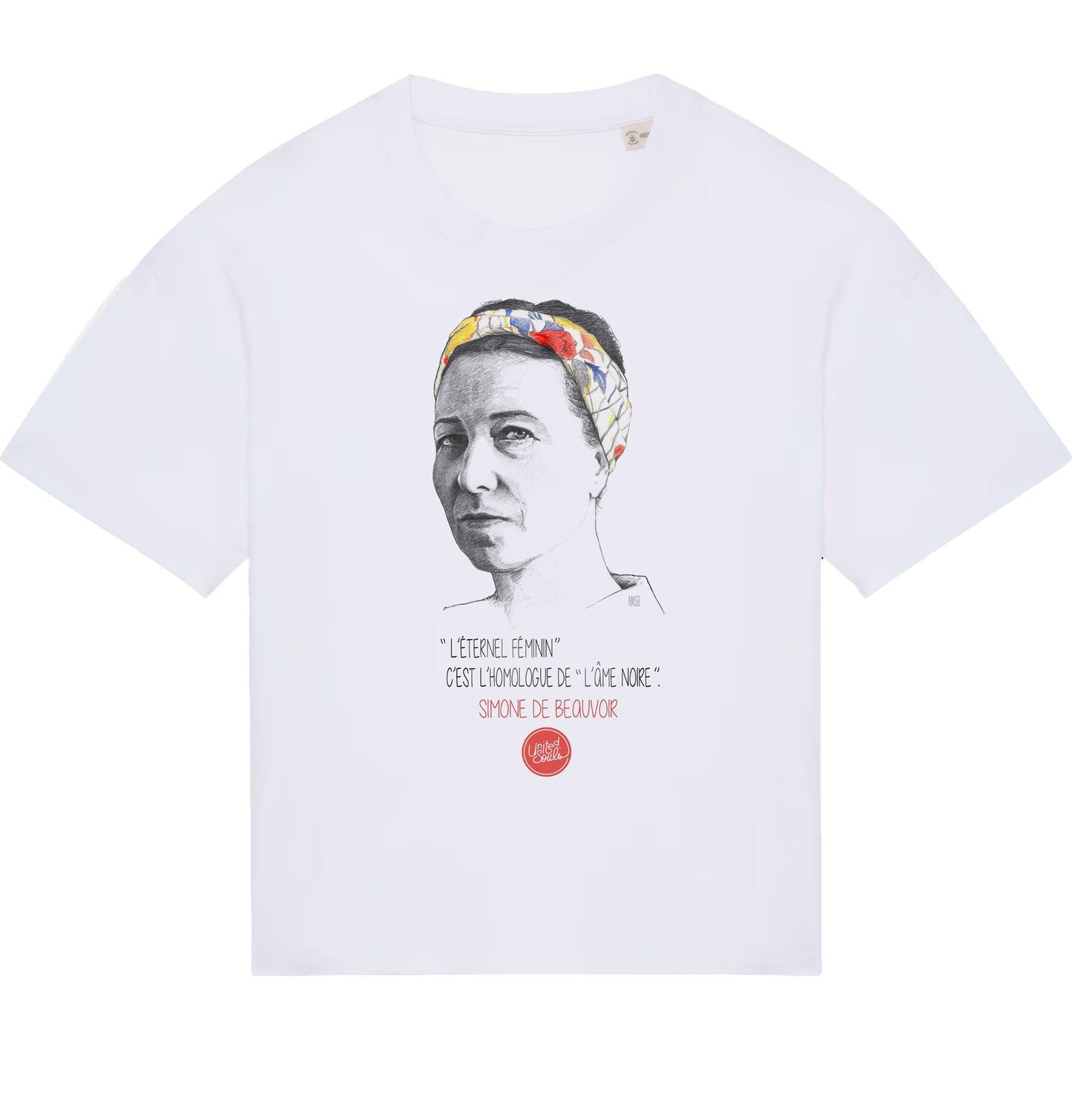Simone de Beauvoir I Le T-shirt oversize Femme
