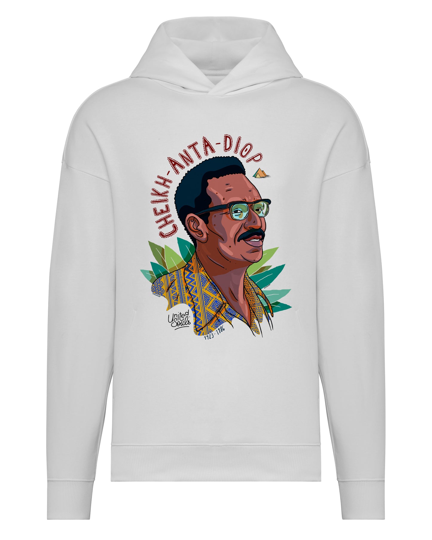 Cheikh Anta Diop I Der Unisex-Kapuzenpullover in Übergröße
