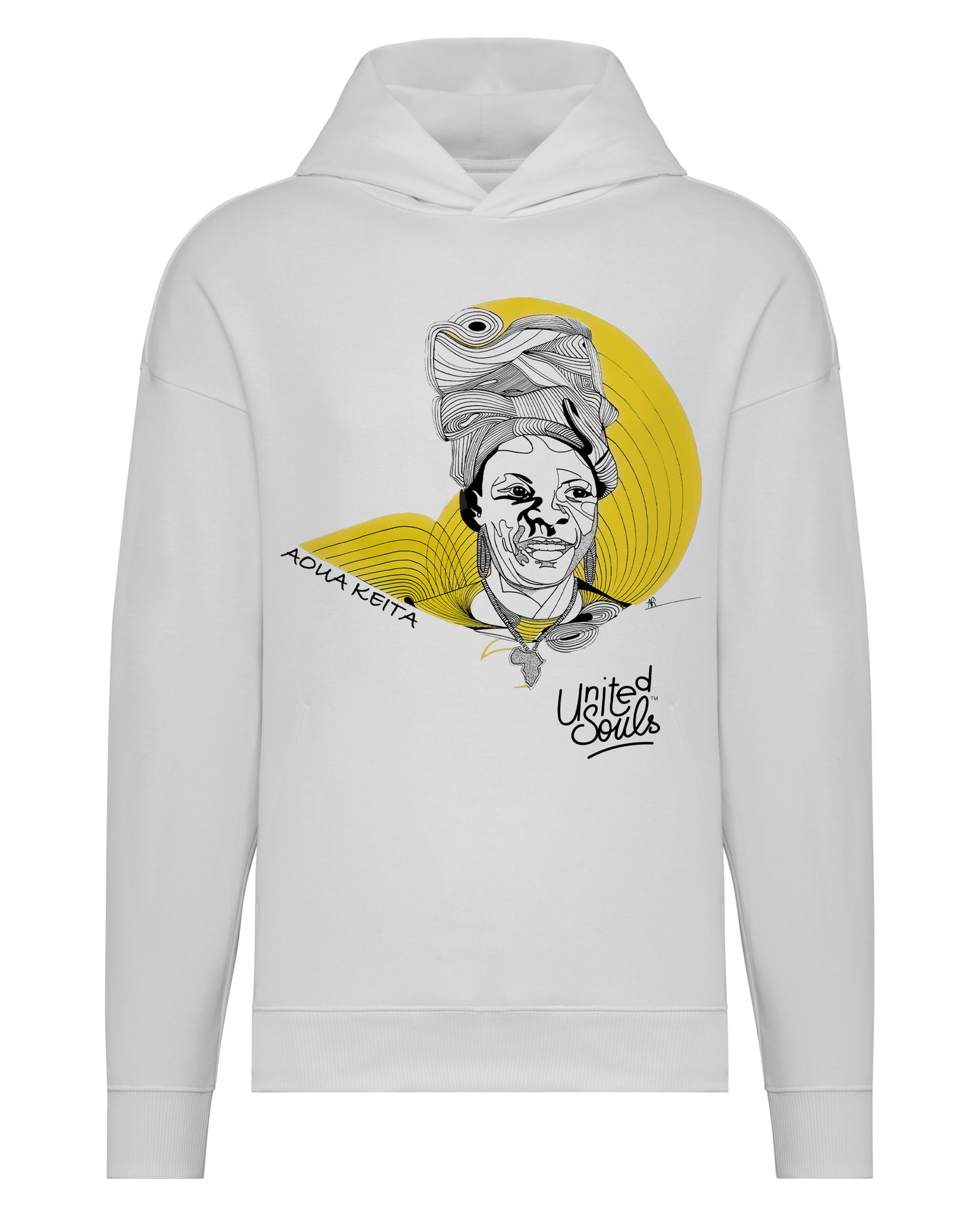 Aoua Keïta I Le sweat-shirt à capuche oversize unisexe