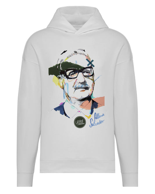 Salvador Allende I Le sweat-shirt à capuche oversize unisexe
