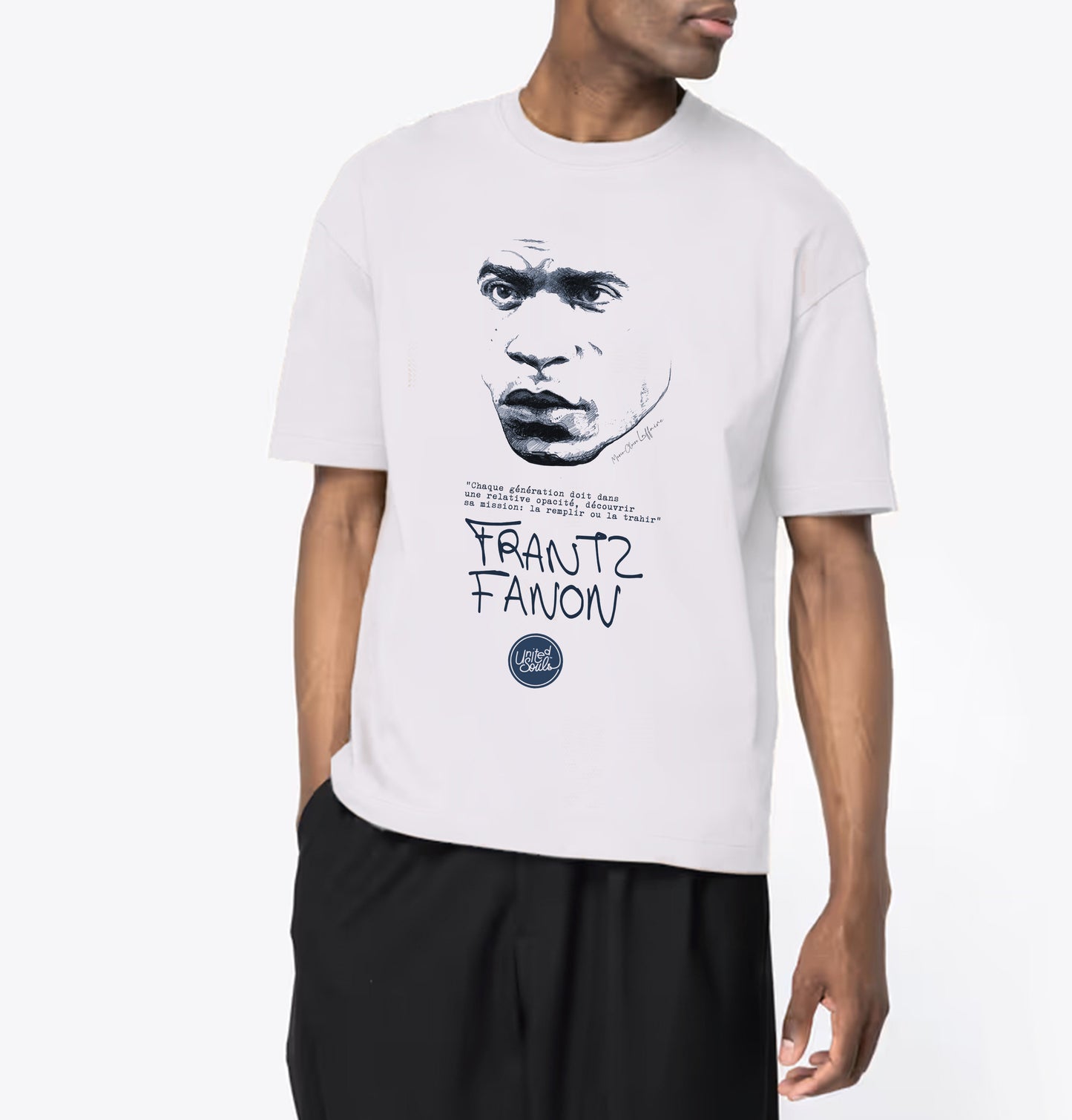 Frantz Fanon I Men's Oversized T-shirt 