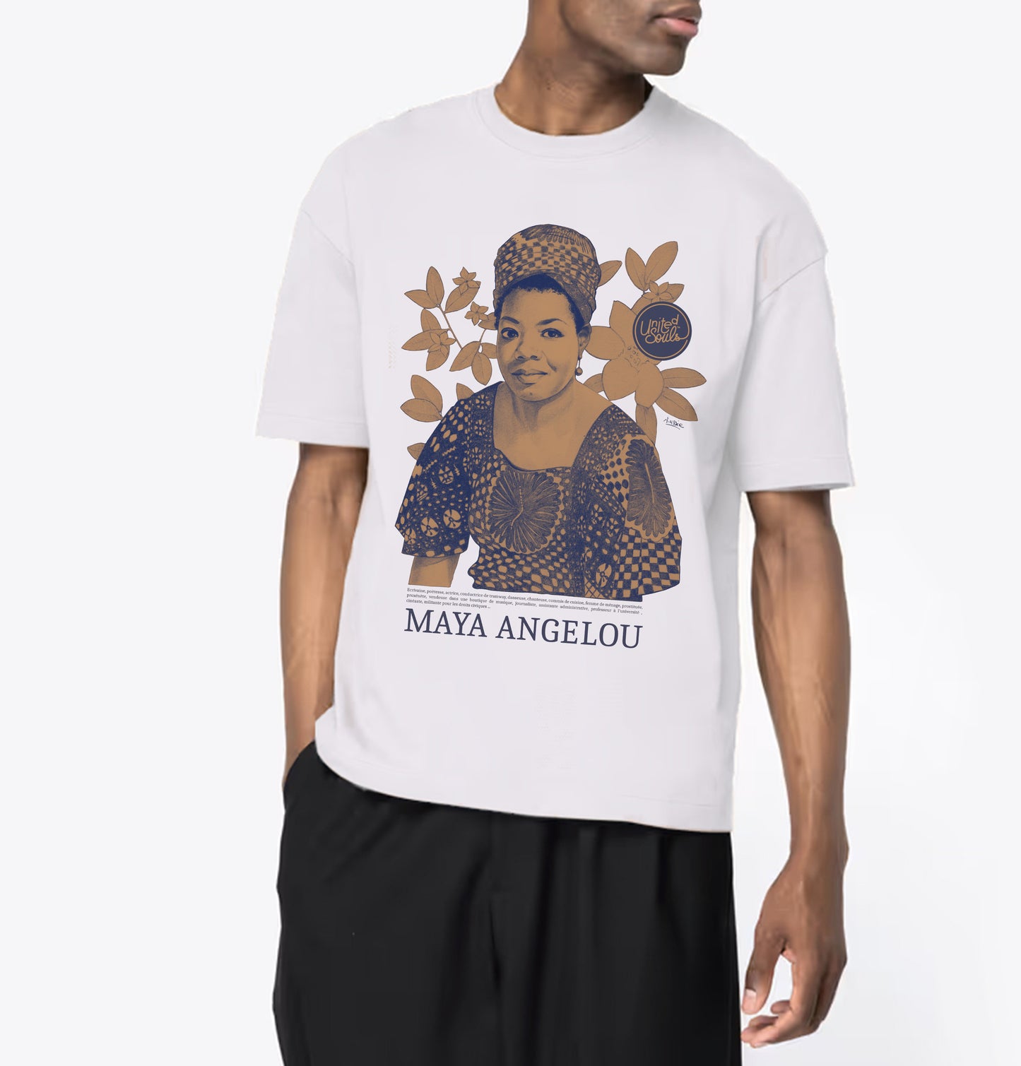 Maya Angelou Color I Le T-shirt oversize Homme