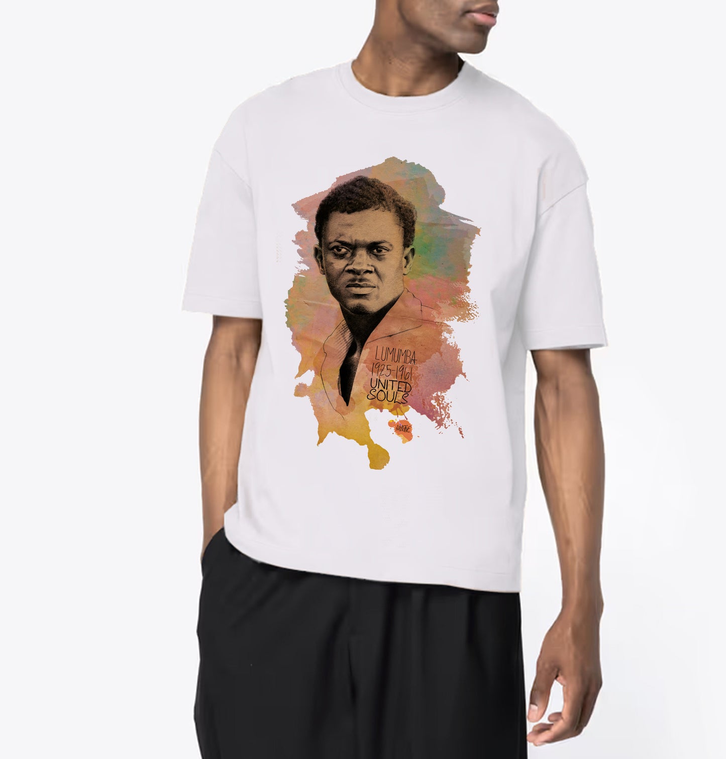 Lumumba Color I Le T-shirt oversize Homme