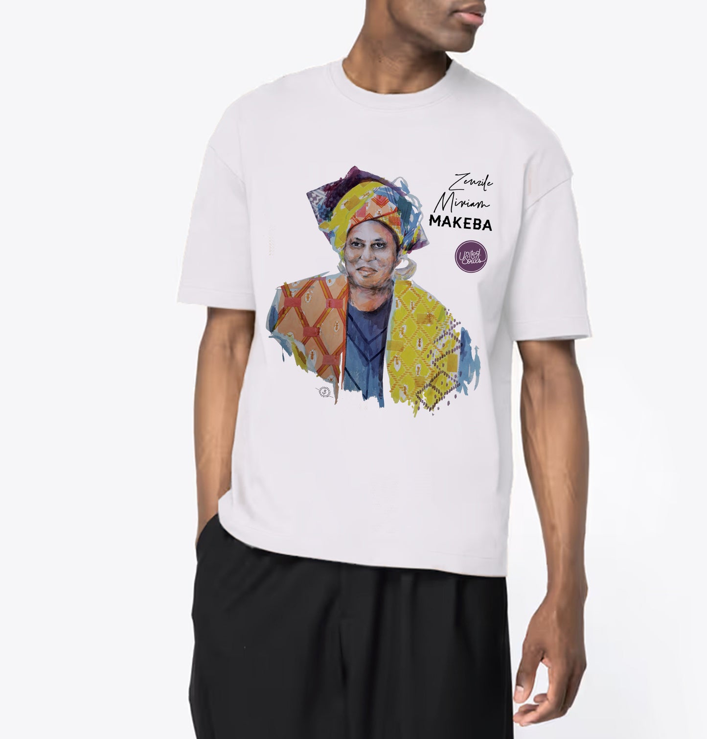 Miriam Makeba I Le T-shirt oversize Homme