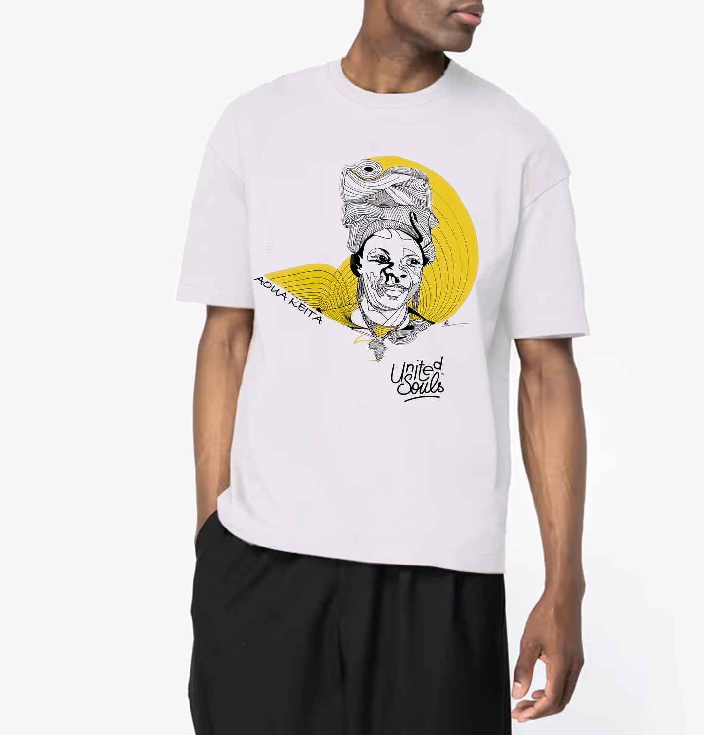 Aoua Keïta I Men's Oversized T-shirt