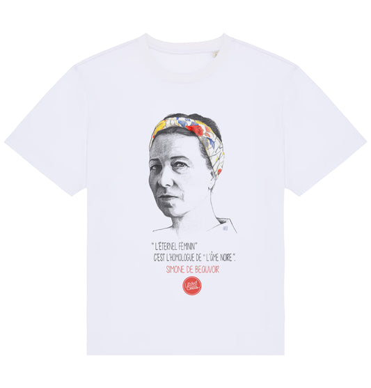 Simone de Beauvoir I Men's Oversized T-shirt 