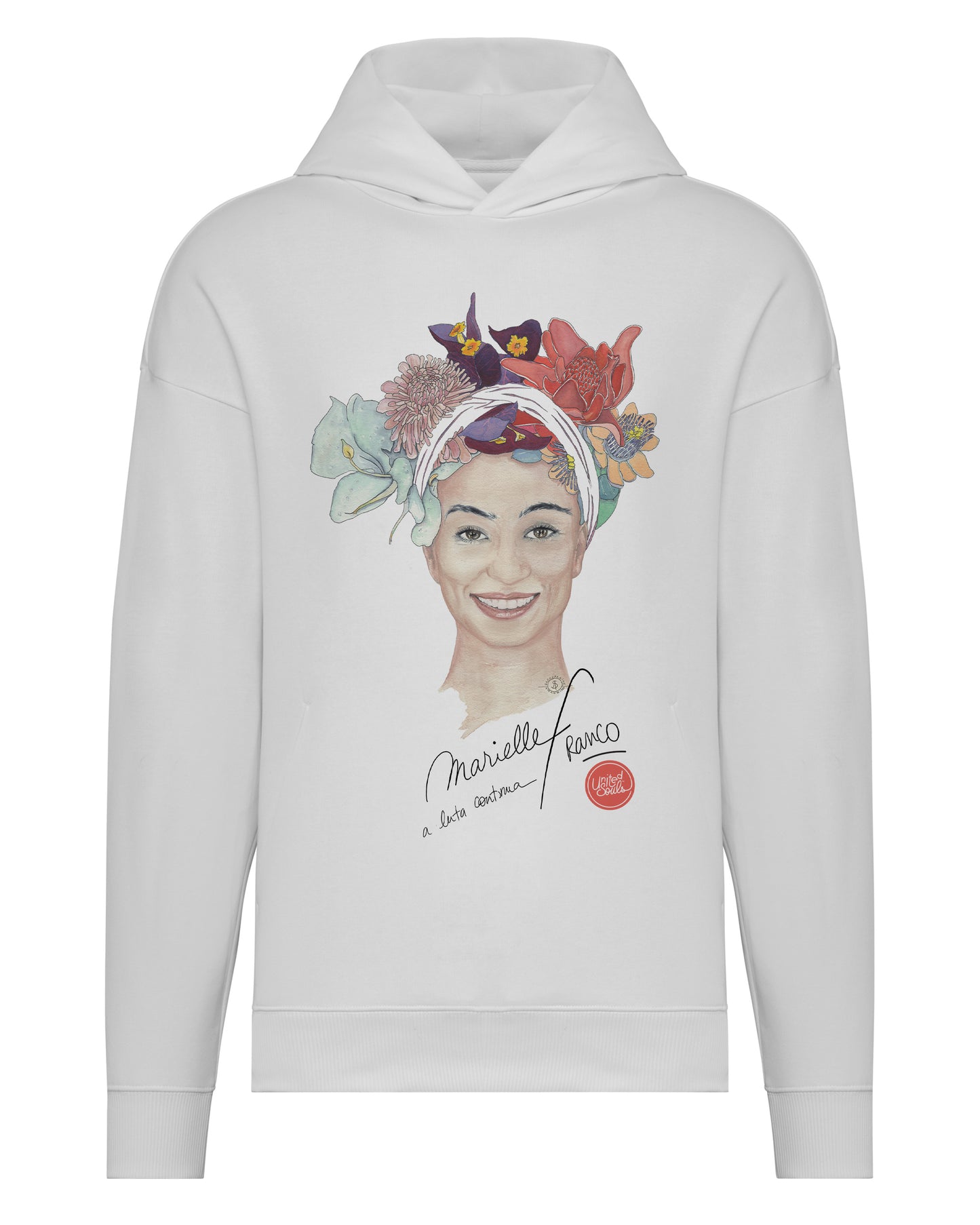 Marielle Franco I Der Unisex-Kapuzenpullover in Übergröße