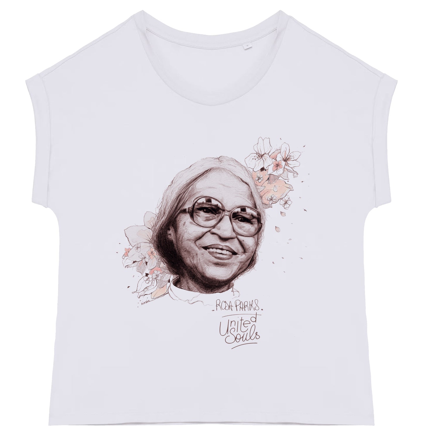 Rosa Parks I Le t-shirt manches à revers femme