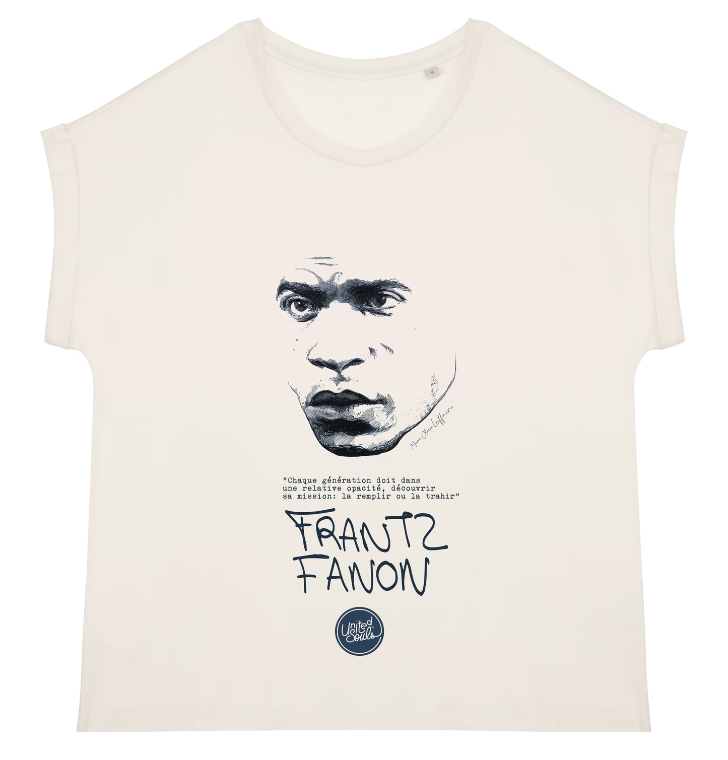 Frantz Fanon I Damen-T-Shirt mit Manschettenärmeln