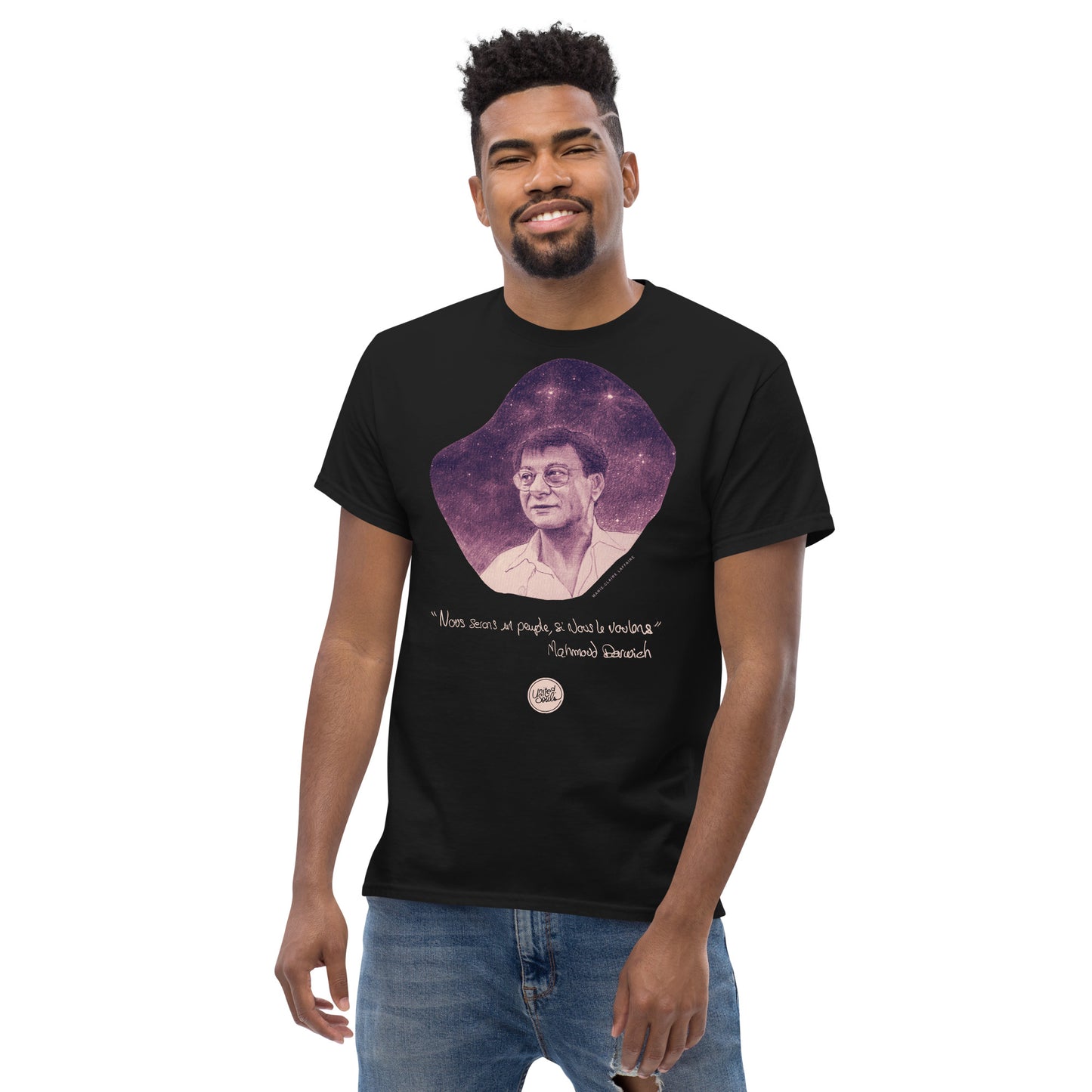 Mahmoud Darwich I The Essential Unisex 100% Cotton T-Shirt