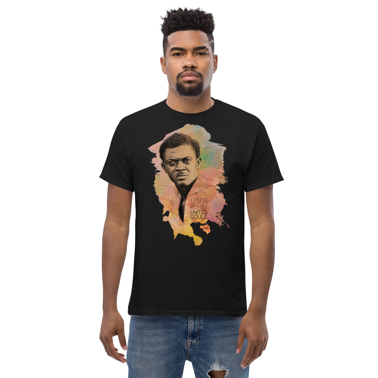 Patrice Lumumba color I The essential unisex 100% cotton t-shirt