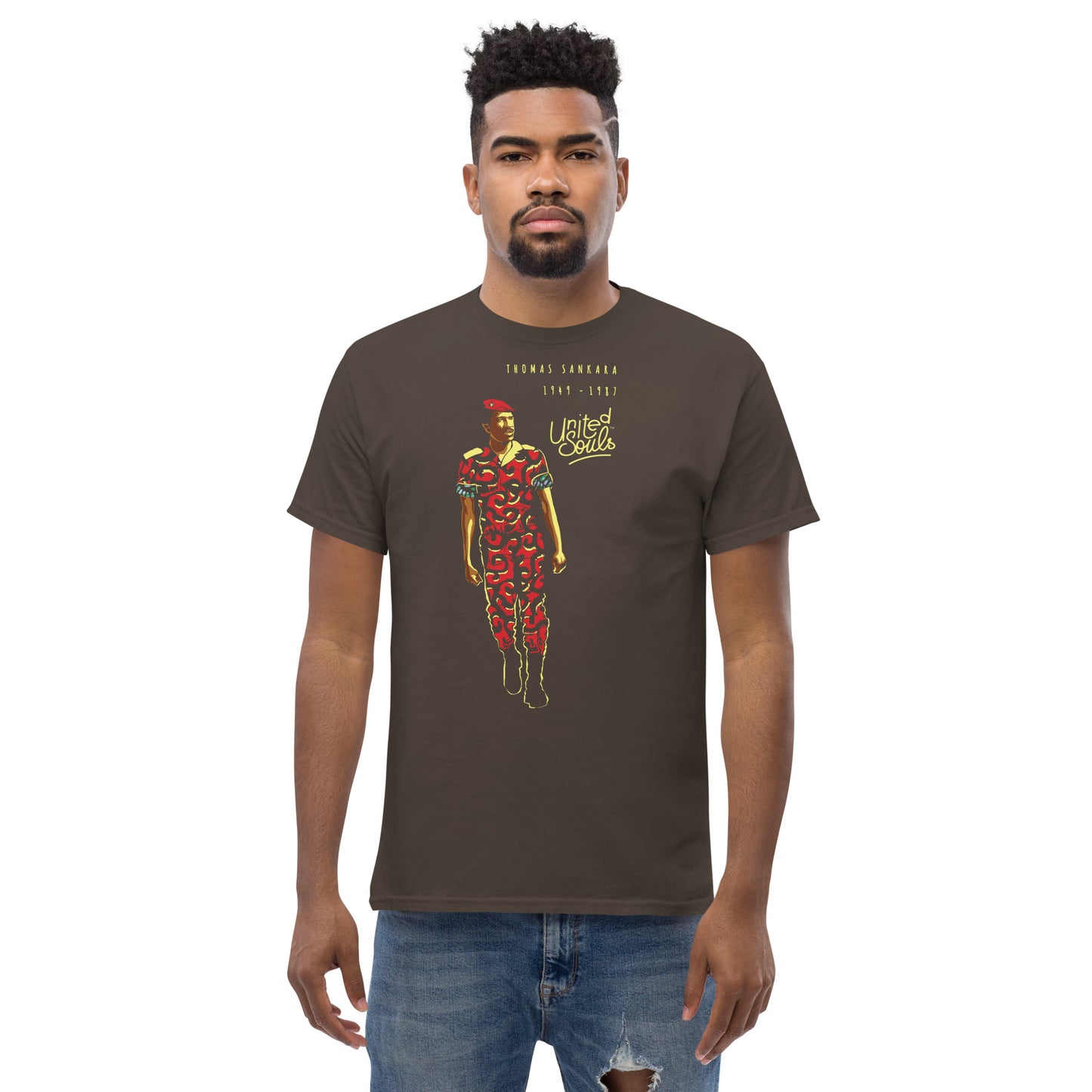 Thomas Sankara I Le t-shirt essentiel unisexe 100% coton