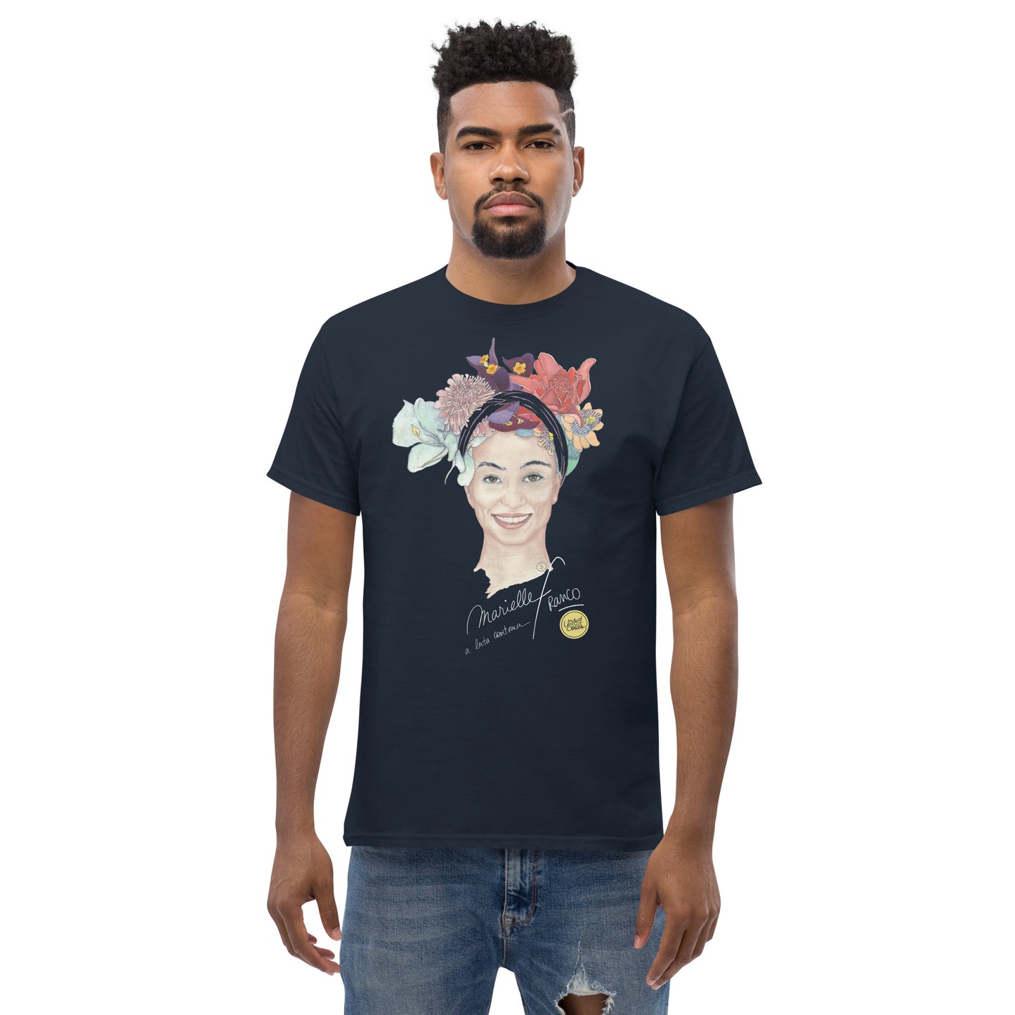Marielle Franco I Das unverzichtbare Unisex-T-Shirt aus 100 % Baumwolle