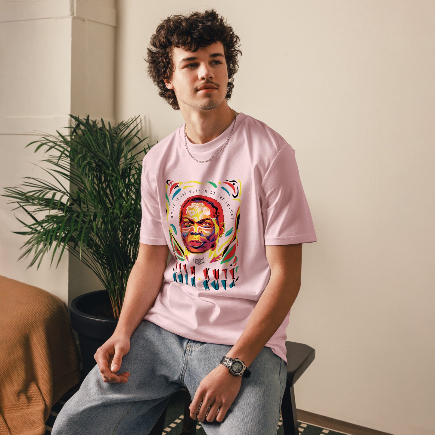 Fela Kuti I Das Unisex-T-Shirt aus Bio-Baumwolle