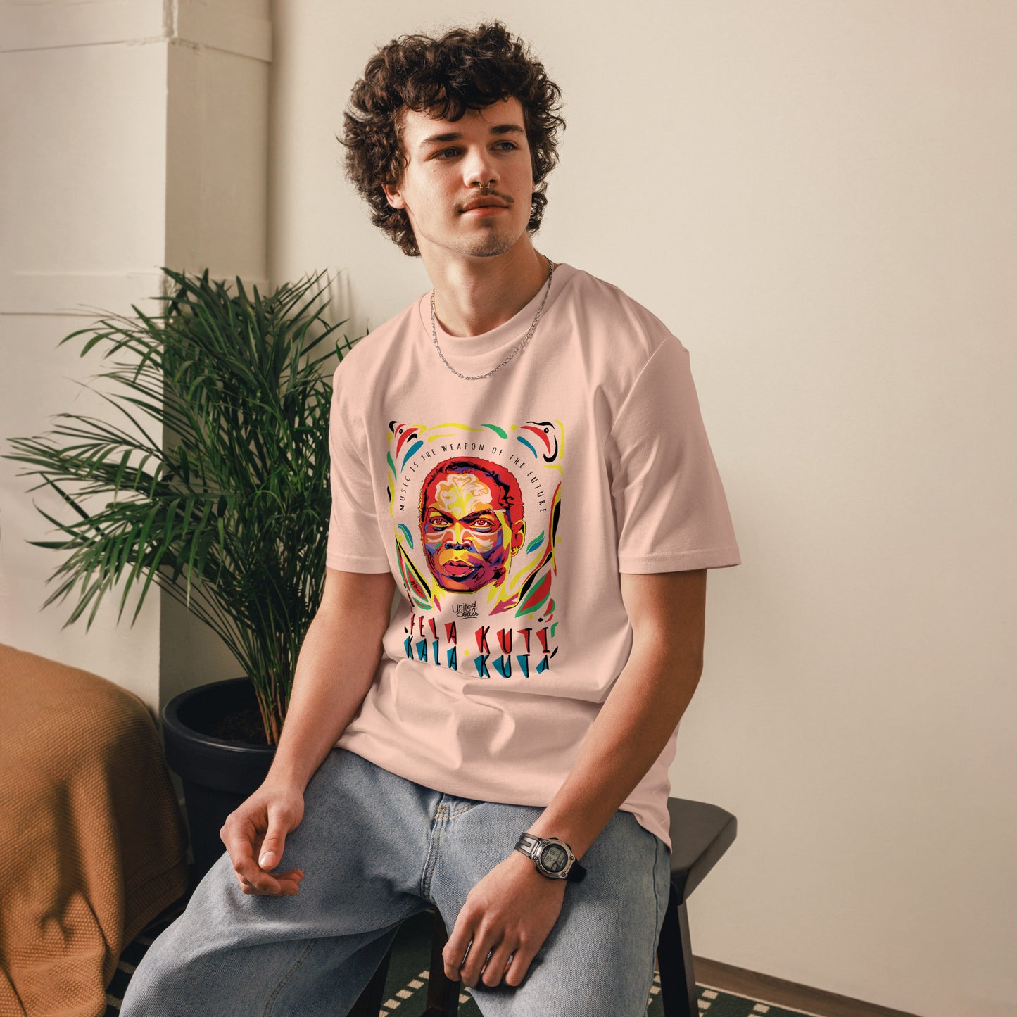 Fela Kuti I Das Unisex-T-Shirt aus Bio-Baumwolle