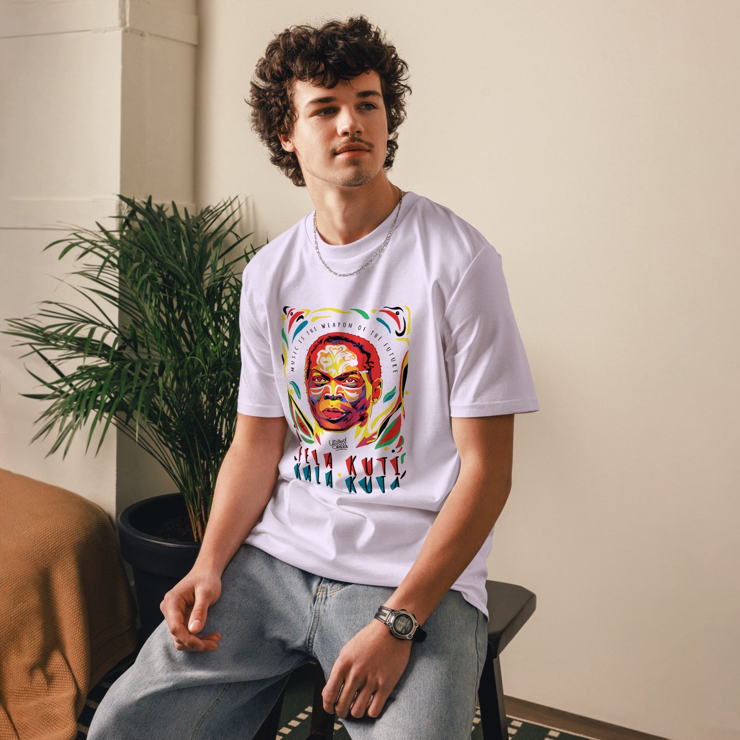 Fela Kuti I Das Unisex-T-Shirt aus Bio-Baumwolle