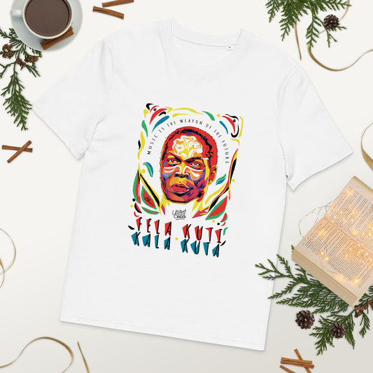 Fela Kuti I Le t-shirt unisexe en coton biologique