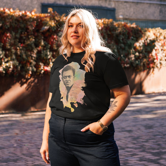 Patrice Lumumba color I The unisex organic cotton t-shirt