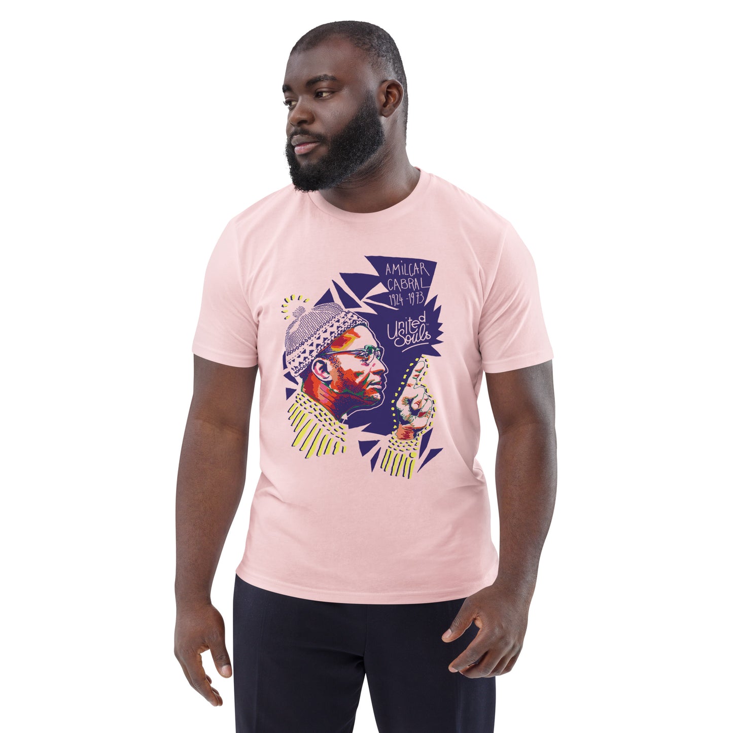 Amílcar Cabral I Das Unisex-T-Shirt aus Bio-Baumwolle 
