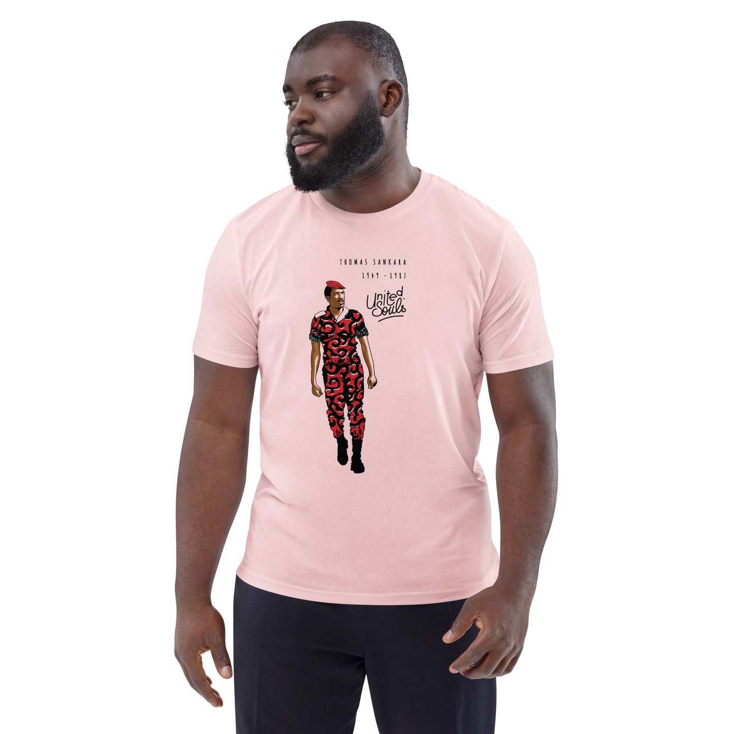 Thomas Sankara I Le t-shirt unisexe en coton biologique