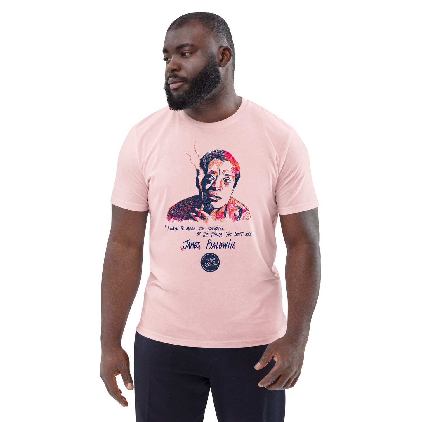 James Baldwin I The Unisex Organic Cotton T-Shirt