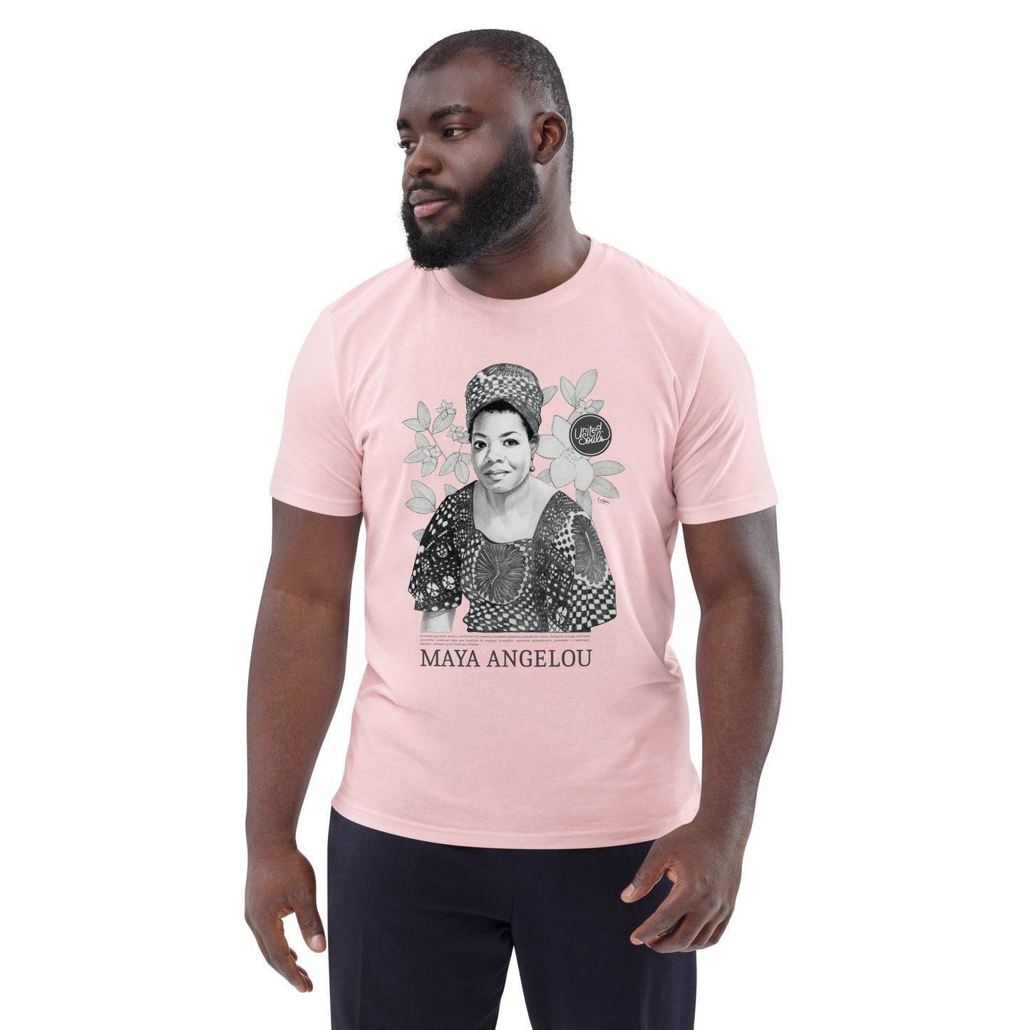 Maya Angelou I Das Unisex-T-Shirt aus Bio-Baumwolle