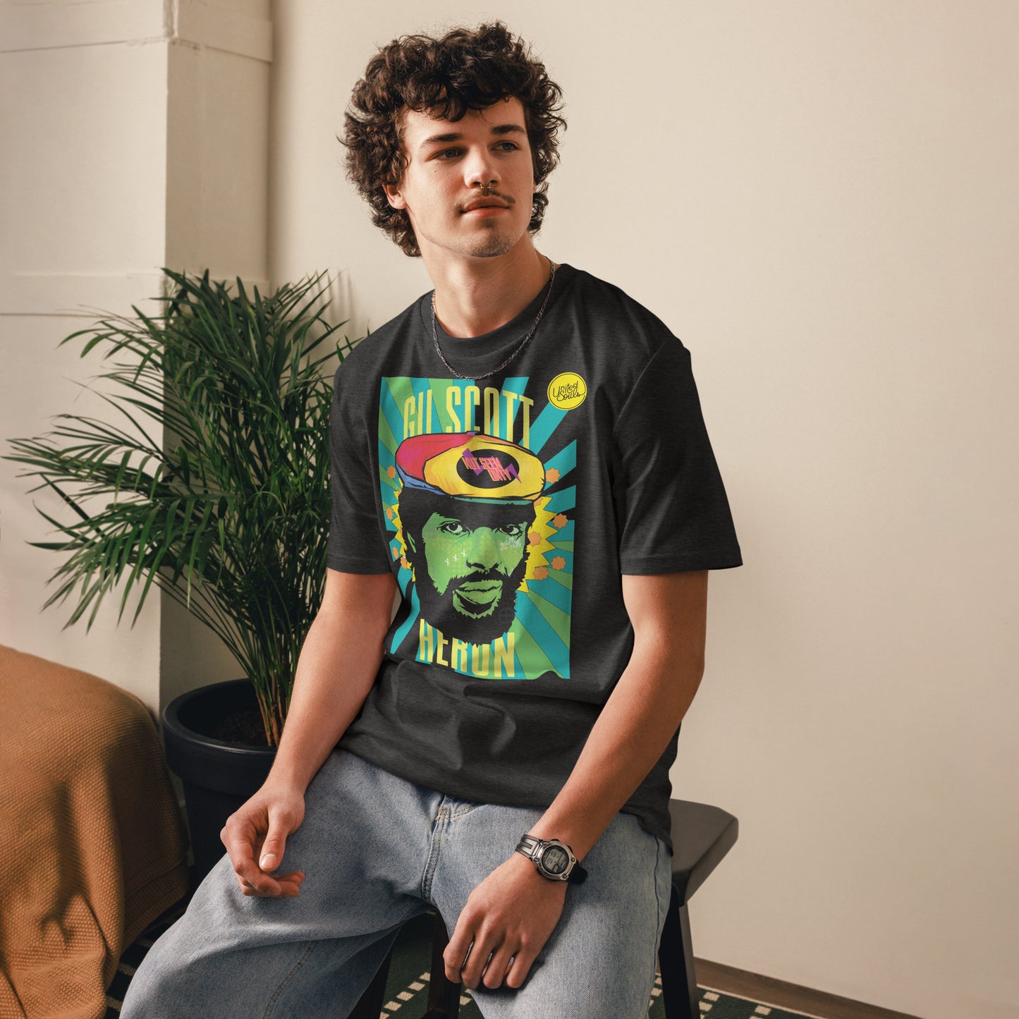 Gil Scott-Heron I Das Unisex-T-Shirt aus Bio-Baumwolle