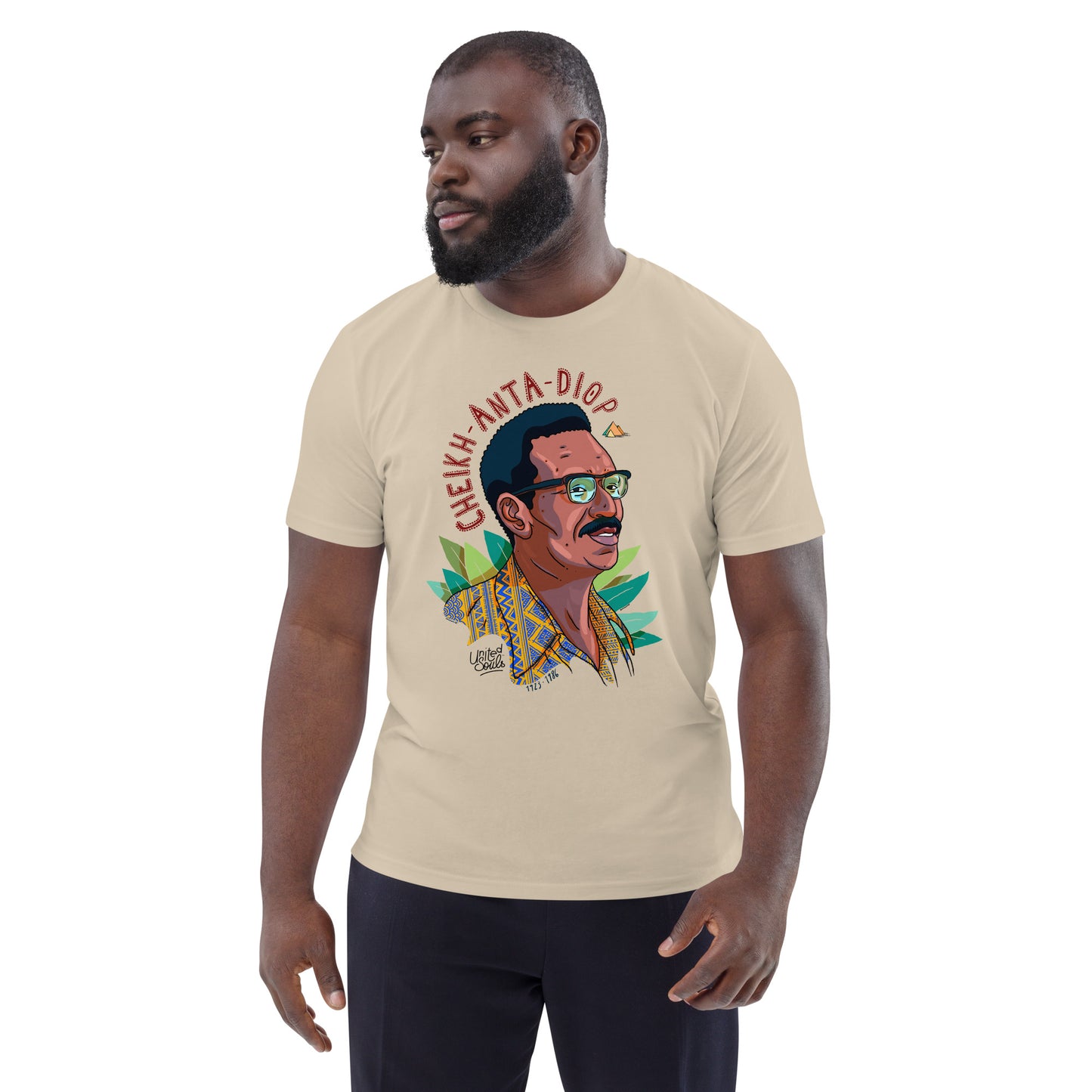Cheikh Anta Diop I Das Unisex-T-Shirt aus Bio-Baumwolle
